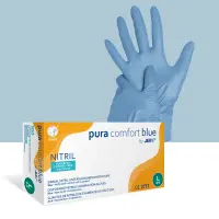 Puracomfort BLUE, Nitrilhandschuhe puderfrei,